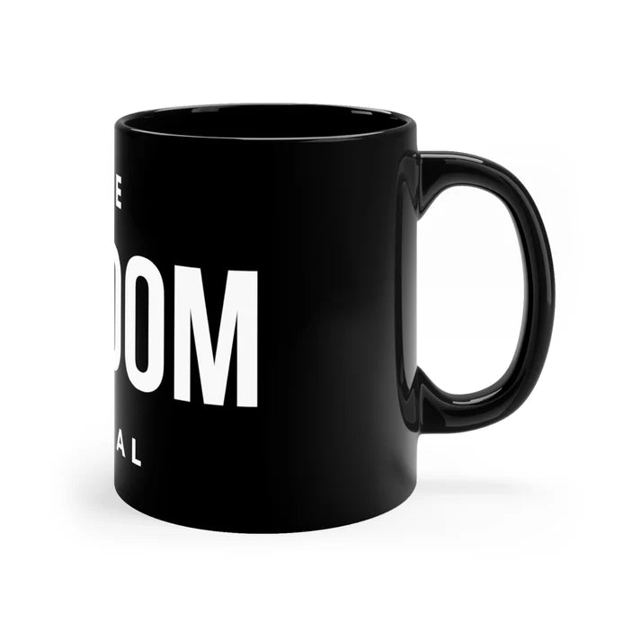 Black Coffee Mug, 11oz